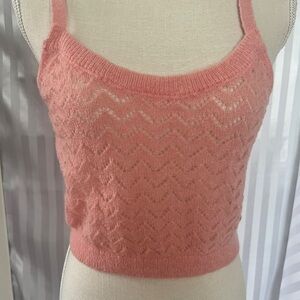 Zara alpaca wool knit top/ cami size XL